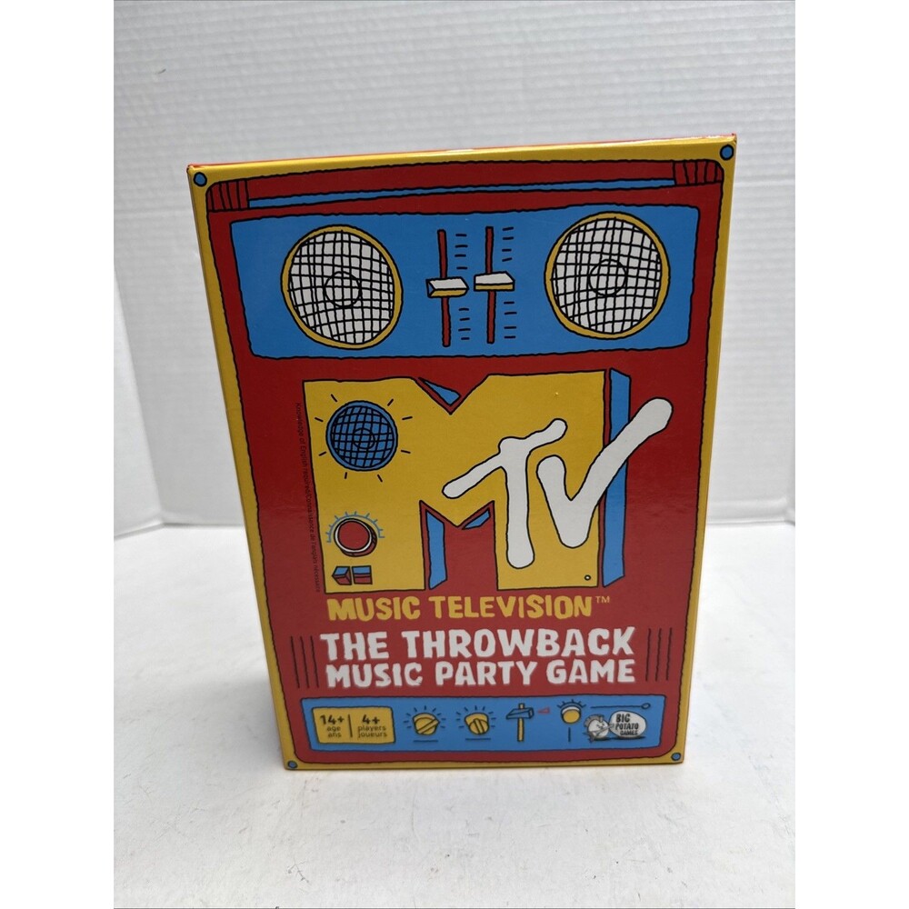 MTV The Throwback Music Party Board Game 4+ Players
